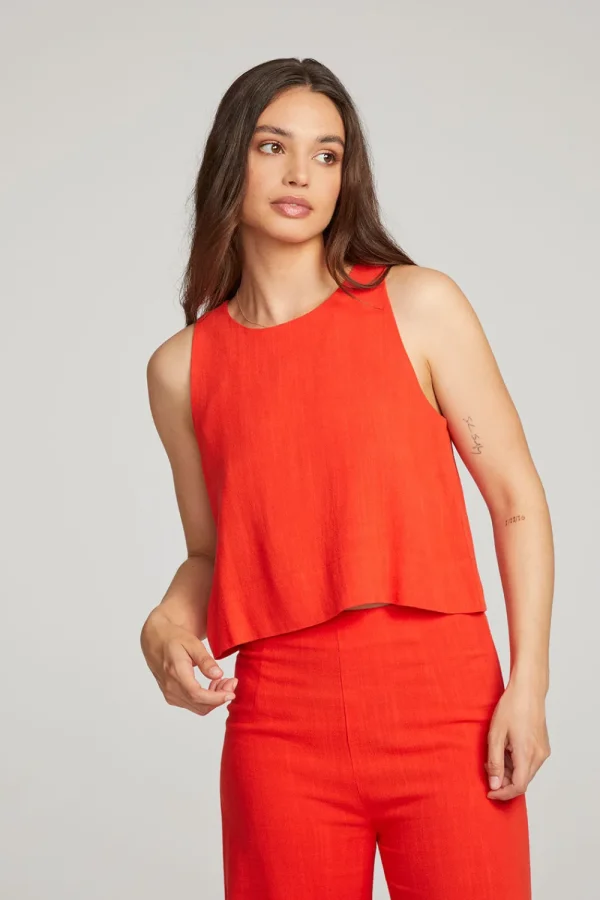 Sale Riley Flame Tank Women Loungewear | Tops