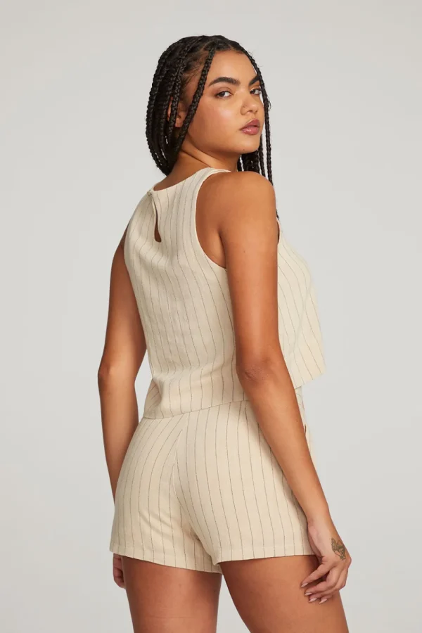 Store Riley White Pinstripe Tank Women Loungewear | Tops