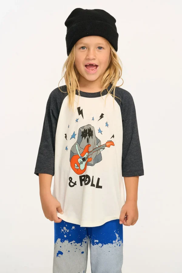 Online Rock & Roll Baseball Tee Women/Kids/BOY Boys | Music