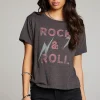 Best Sale Rock & Roll Forever Crewneck Tee Women Loungewear | Music