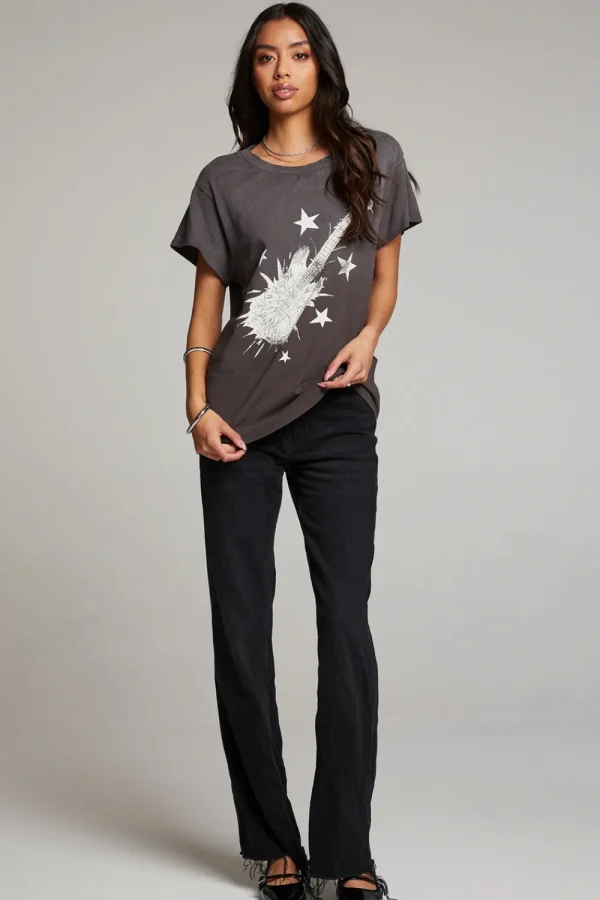 Sale Rock Guitar Tee Women Loungewear | Graphics