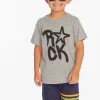 Fashion Rock Star Boys Crew Neck Short Sleeve Tee Kids/BOY Boys
