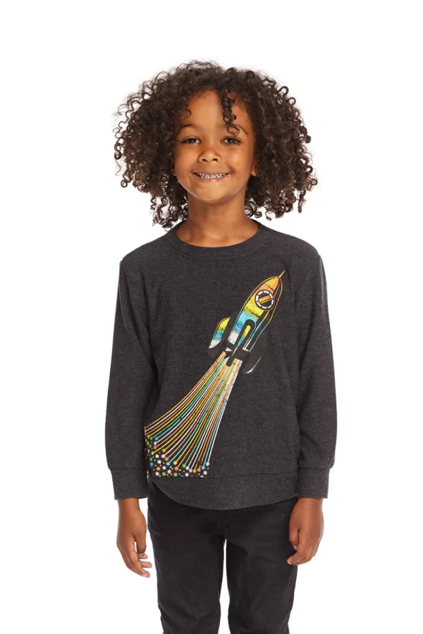 Flash Sale Rocket Ship Long Sleeve Kids/BOY Boys