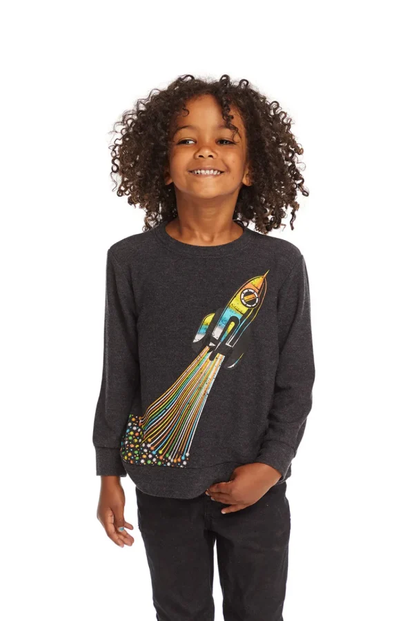 Flash Sale Rocket Ship Long Sleeve Kids/BOY Boys