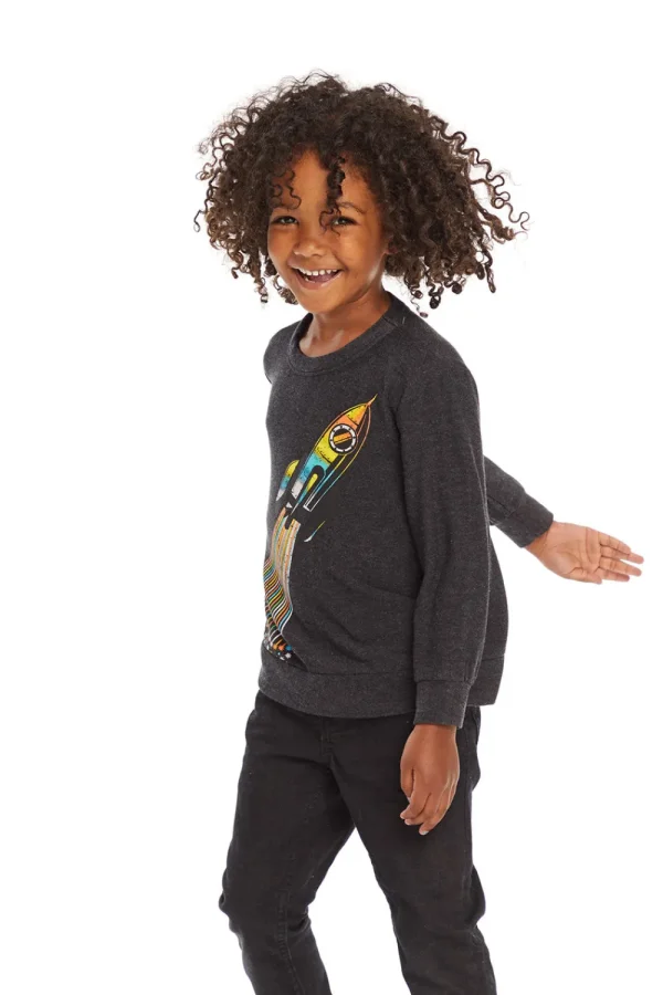 Flash Sale Rocket Ship Long Sleeve Kids/BOY Boys