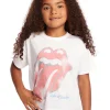 Best Sale Rolling Stones Classic Logo Girls Tee Women/Kids Girls | Music