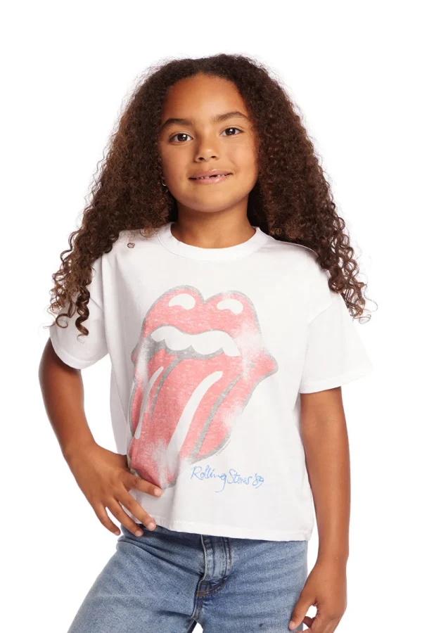 Best Sale Rolling Stones Classic Logo Girls Tee Women/Kids Girls | Music