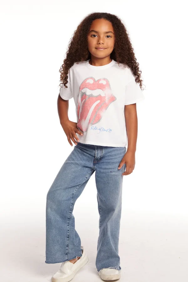 Best Sale Rolling Stones Classic Logo Girls Tee Women/Kids Girls | Music