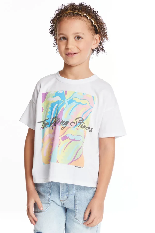 Online Rolling Stones Multi Logo Girls Tee Women/Kids Music | Girls