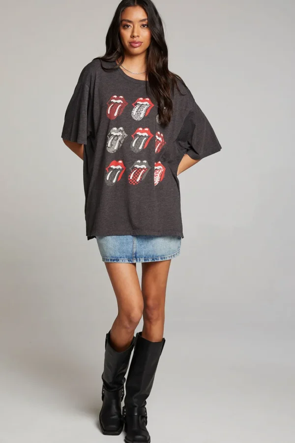 Fashion Rolling Stones Multi Logo One Size Tee Women Loungewear | Music