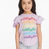 New Rolling Stones Rainbow Script Girls Tee Women/Kids Girls | Music