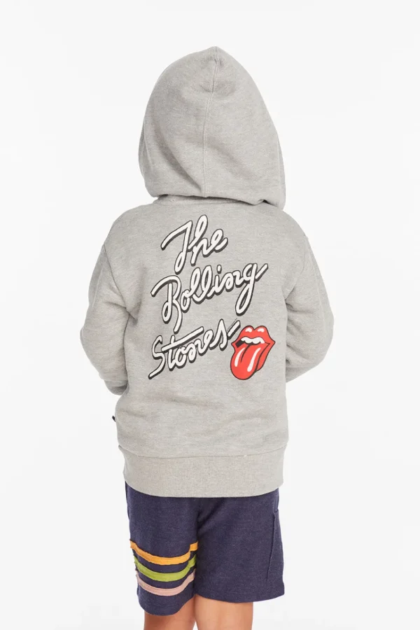 Cheap Rolling Stones Script Logo Boys Zip-up Hoodie Women/Kids/BOY Boys | Music