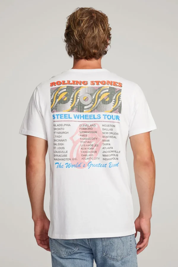 New Rolling Stones Steel Wheels Tour Mens Tee Women Tops | Music
