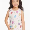 Hot Rolling Stones Tongue Logo Girls Muscle Tee Women/Kids Girls | Music