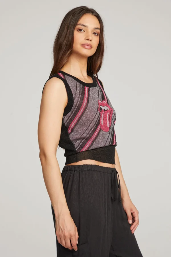 Cheap Rolling Stones Tongue Stripes Women Loungewear | Music