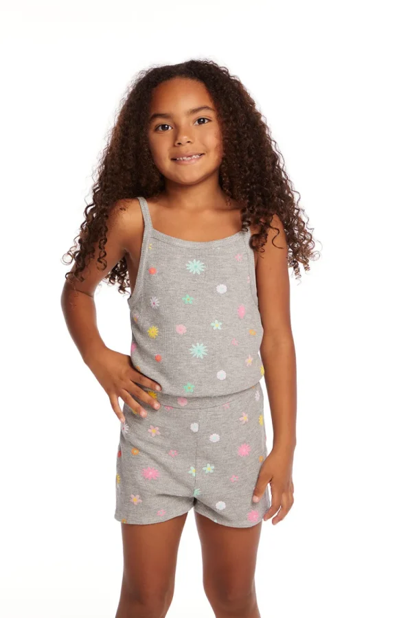 Cheap Rosa Embroidered Flower Girls Romper Kids Girls