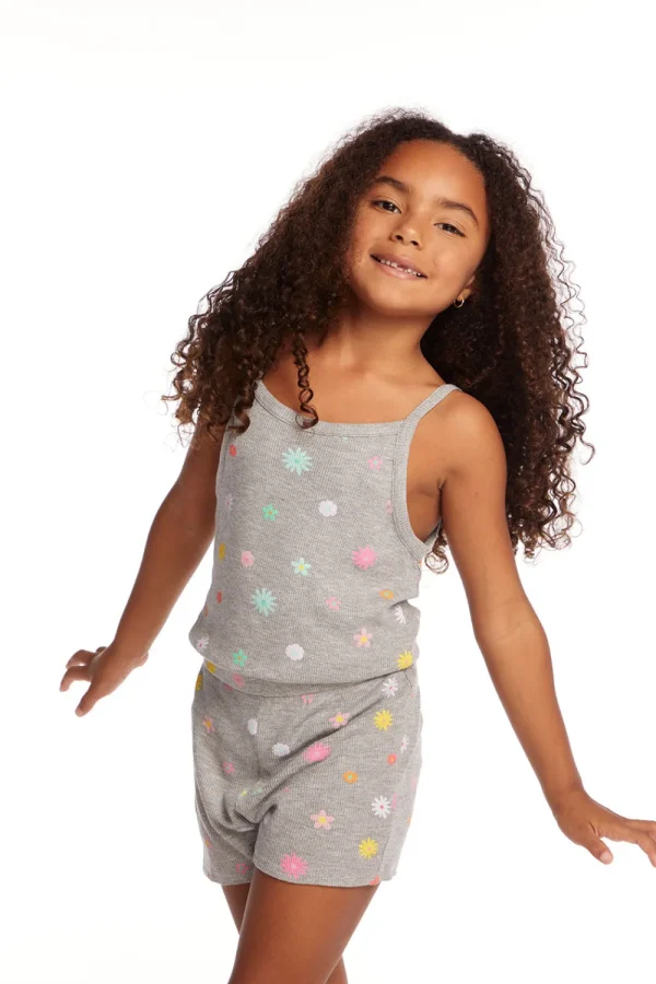 Cheap Rosa Embroidered Flower Girls Romper Kids Girls