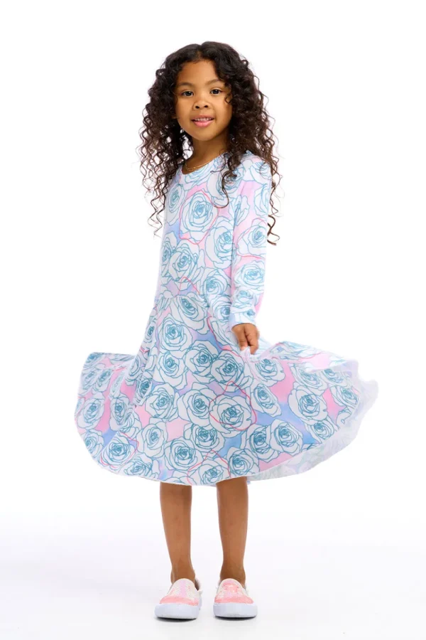 Clearance Rose Tie Dye Kids Girls