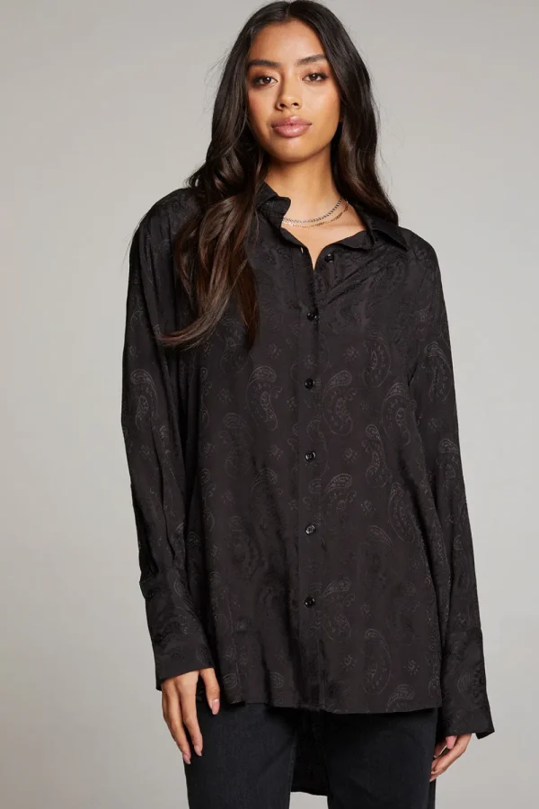 Online Ruby Licorice Button Up Women Loungewear | Tops