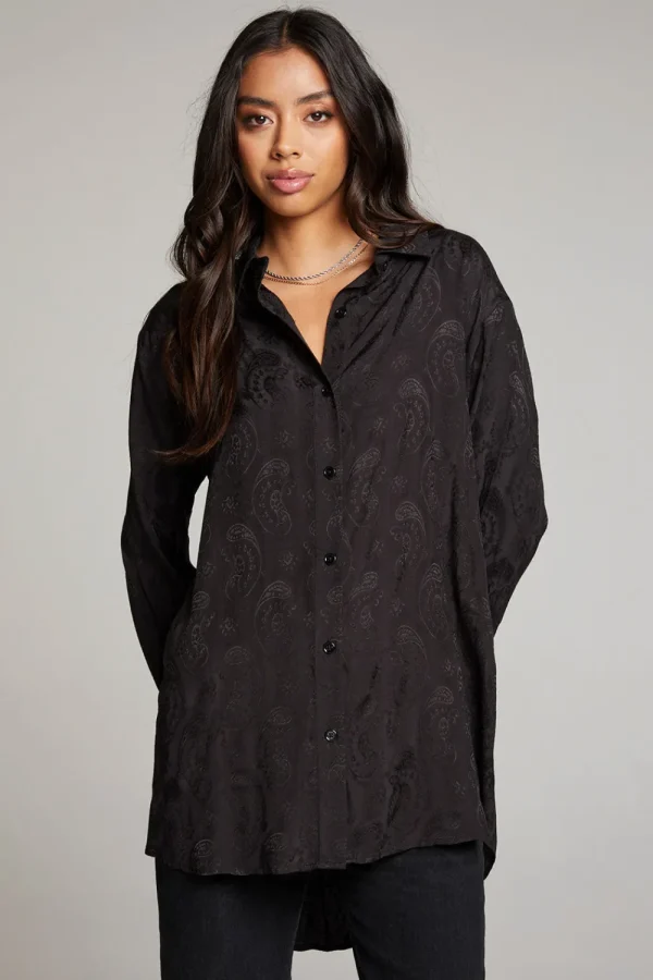 Online Ruby Licorice Button Up Women Loungewear | Tops