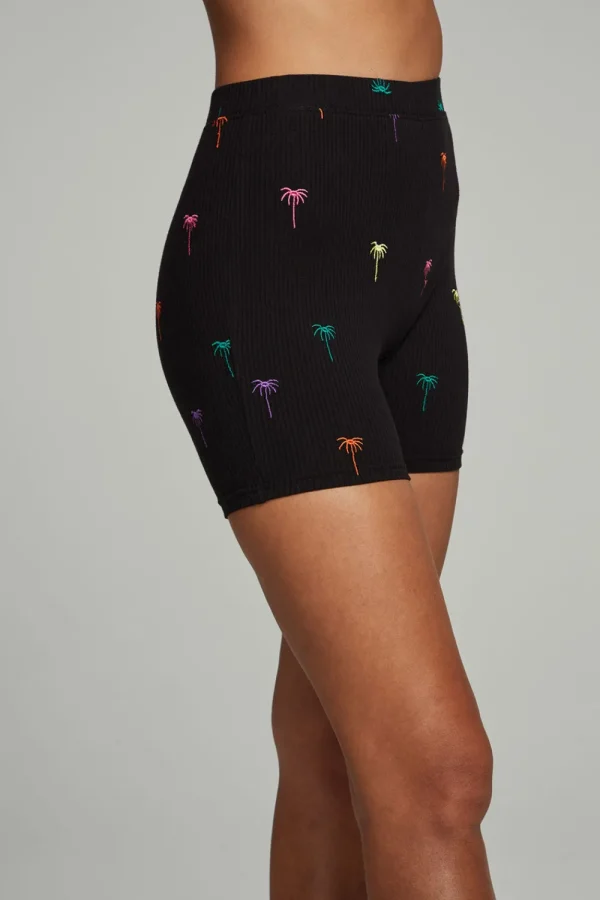 Sale Ryder Bike Shorts - Palm Print Women Loungewear | Bottoms