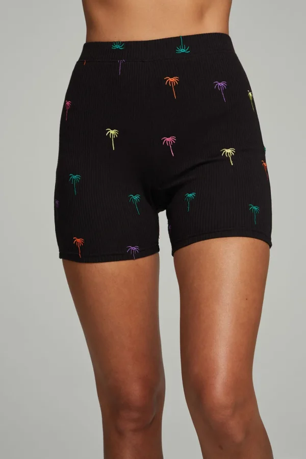 Sale Ryder Bike Shorts - Palm Print Women Loungewear | Bottoms