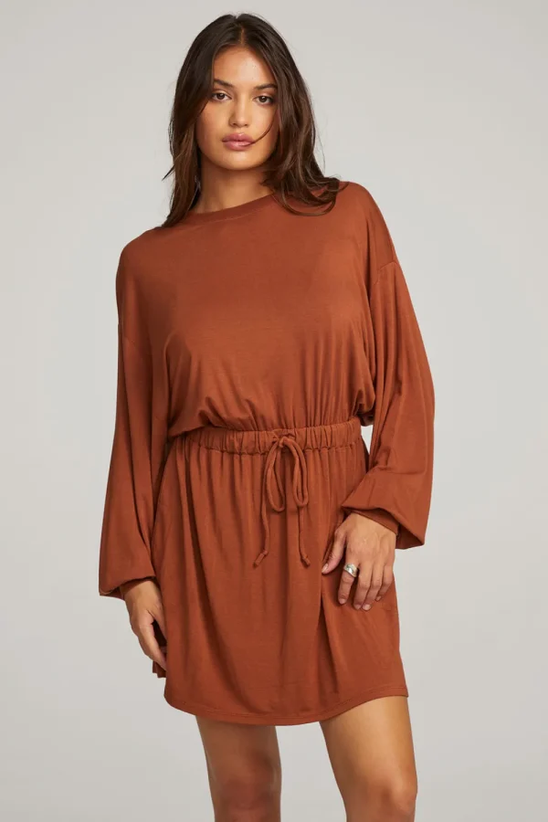 Store Saddle Whiskey Mini Dress Women Loungewear | Dresses