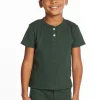 Best Safari Green Boys Henley Kids/BOY Boys
