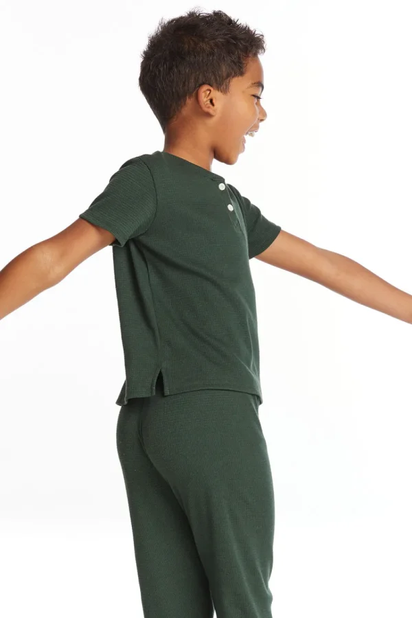 Best Safari Green Boys Henley Kids/BOY Boys