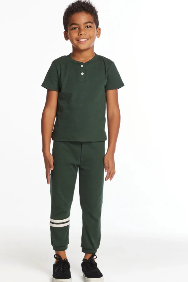 Best Safari Green Boys Henley Kids/BOY Boys