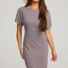 Store Saloon Purple Sage Mini Dress Women Loungewear | Dresses