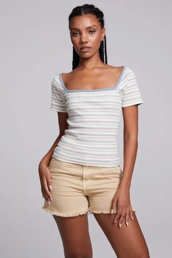 Discount Sambuco Como Stripe Tee Women Loungewear | Tops