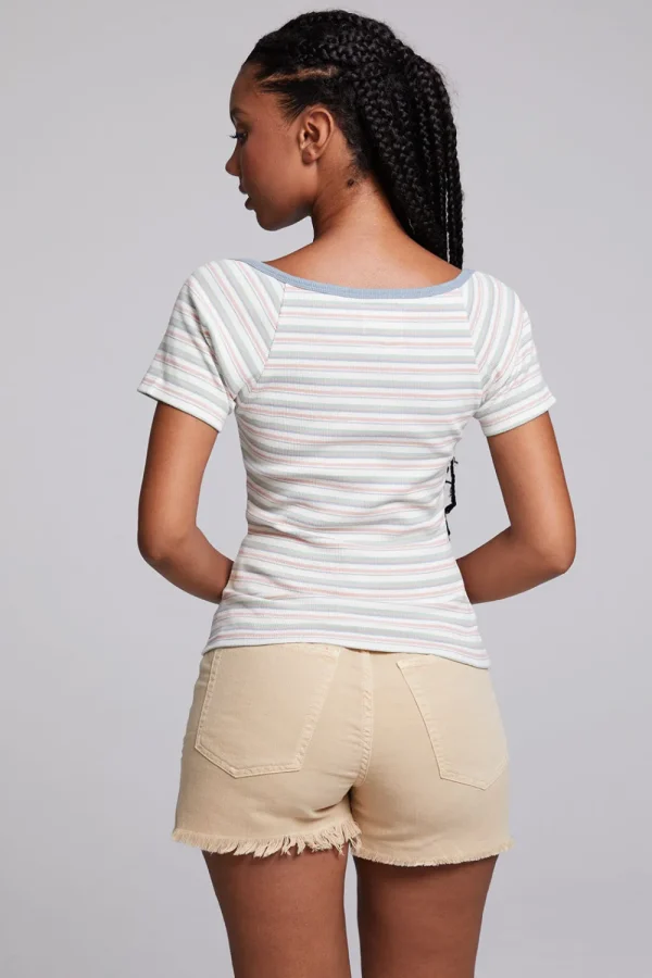 Discount Sambuco Como Stripe Tee Women Loungewear | Tops