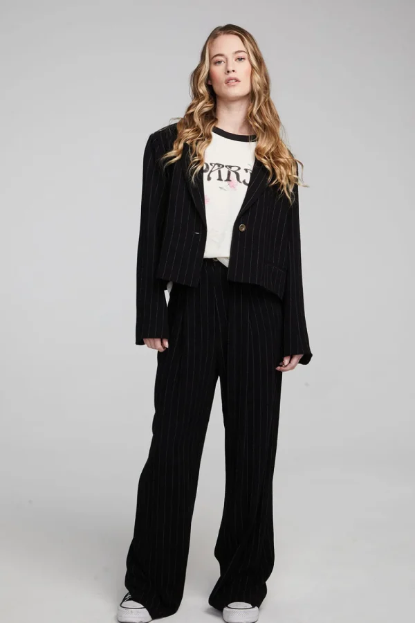 Shop Santana Beverly Pinstripe Blazer Women Outerwear | Loungewear
