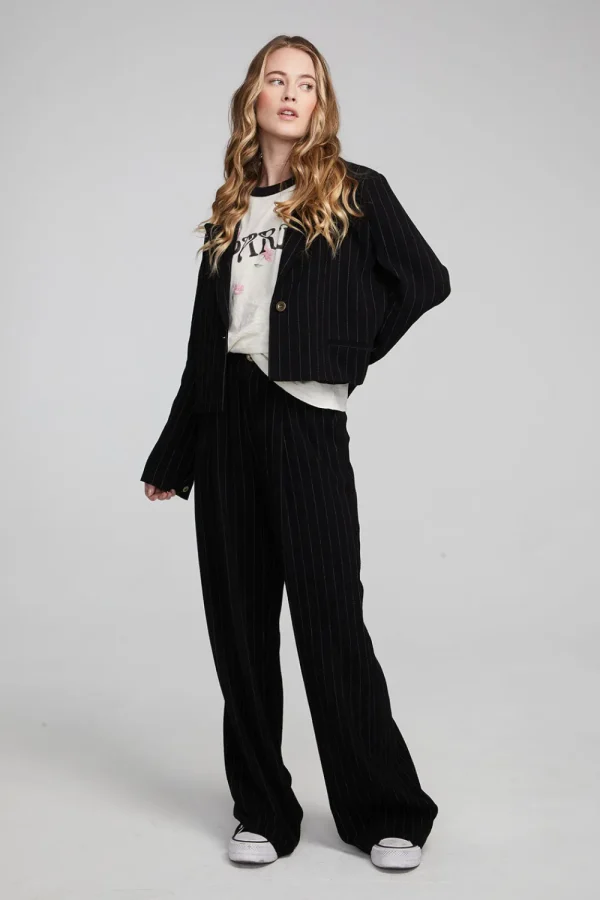 Shop Santana Beverly Pinstripe Blazer Women Outerwear | Loungewear