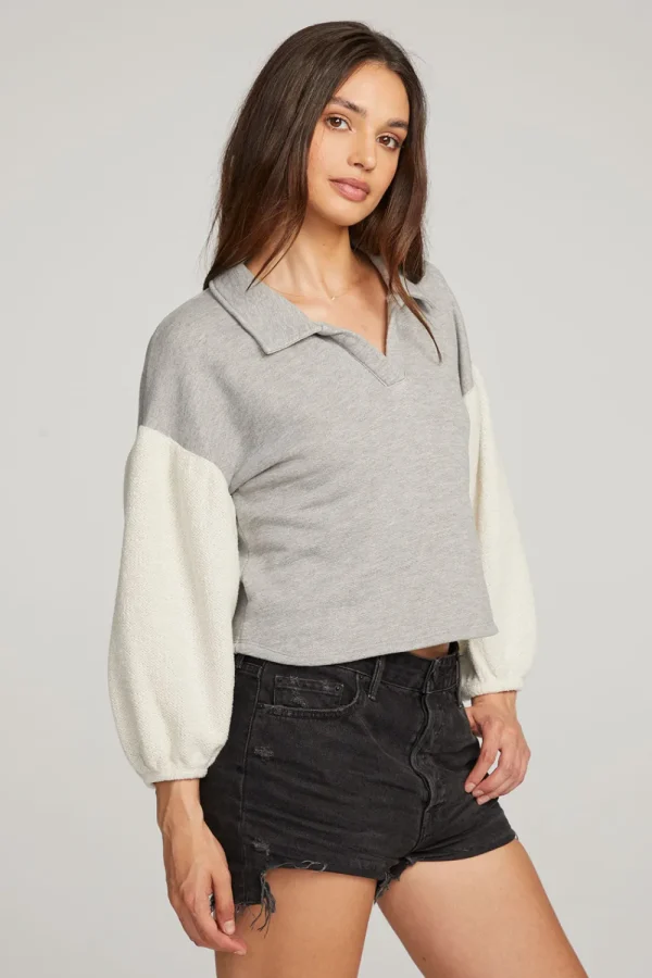 Cheap Saratoga Heather Grey Pullover Women Loungewear | Tops