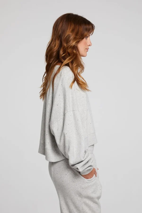 Online Scarlet Heather Grey Pullover Women Loungewear | Tops