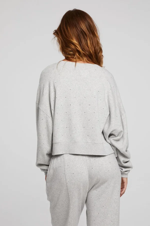 Online Scarlet Heather Grey Pullover Women Loungewear | Tops