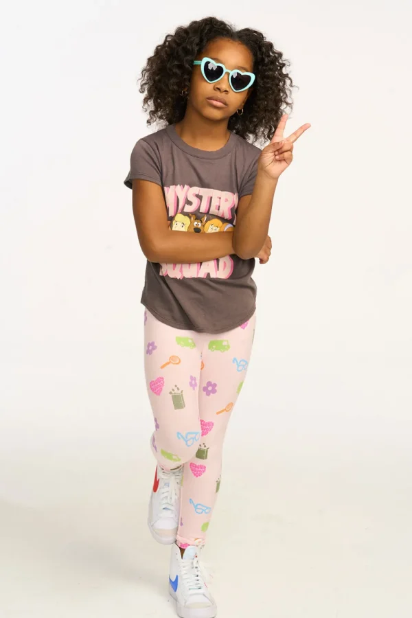 Flash Sale Scooby Doo Mystery Squad All Over Legging Kids Girls