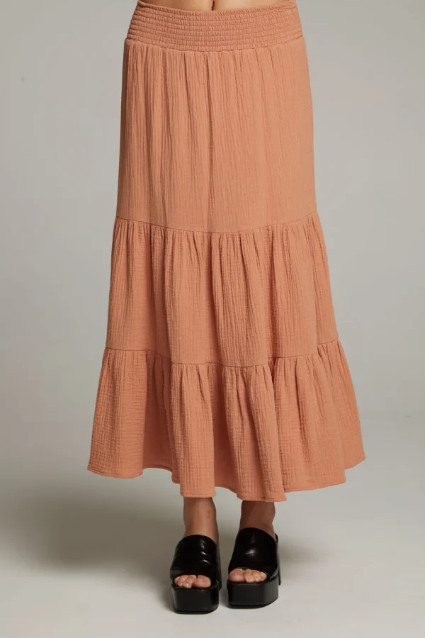 Fashion Seal Bronze Maxi Skirt Women Loungewear | Bottoms
