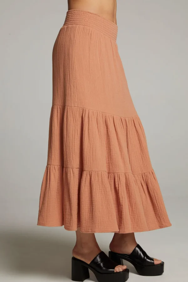 Fashion Seal Bronze Maxi Skirt Women Loungewear | Bottoms