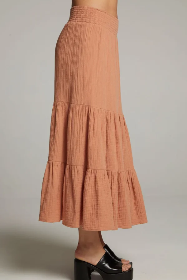 Fashion Seal Bronze Maxi Skirt Women Loungewear | Bottoms