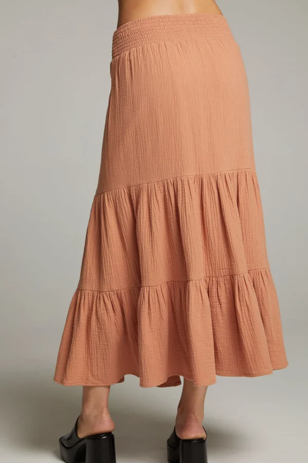 Fashion Seal Bronze Maxi Skirt Women Loungewear | Bottoms