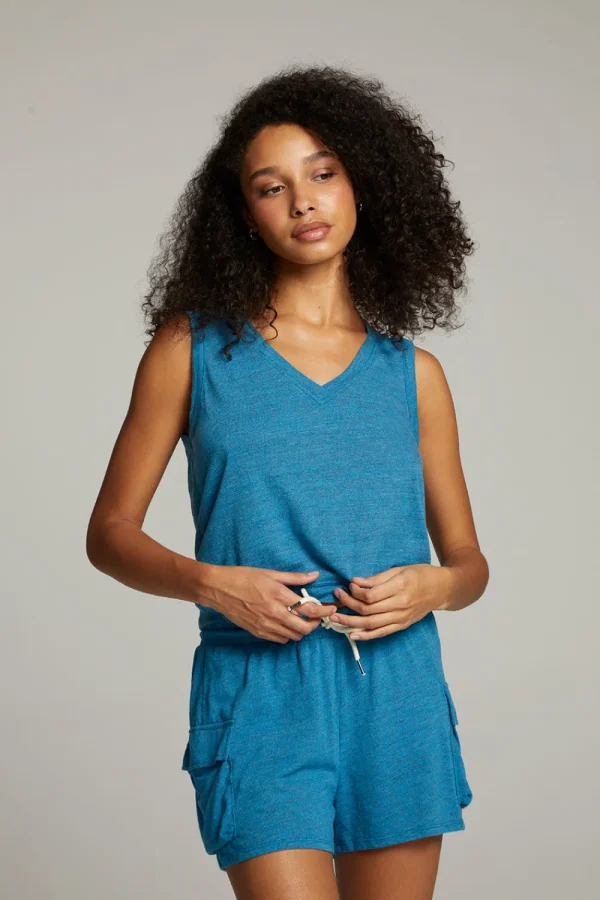 Discount Sean Blue Danube Tank Women Loungewear | Tops