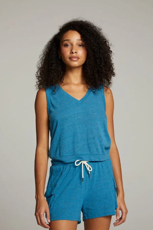 Discount Sean Blue Danube Tank Women Loungewear | Tops