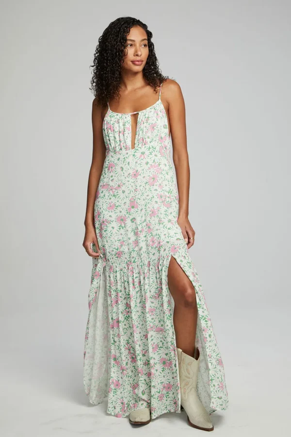 Store Seren Maxi Dress - Grass Daisy Floral Women Loungewear | Dresses