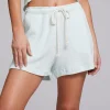 Cheap Serena Aqua Glass Short Women Loungewear | Bottoms