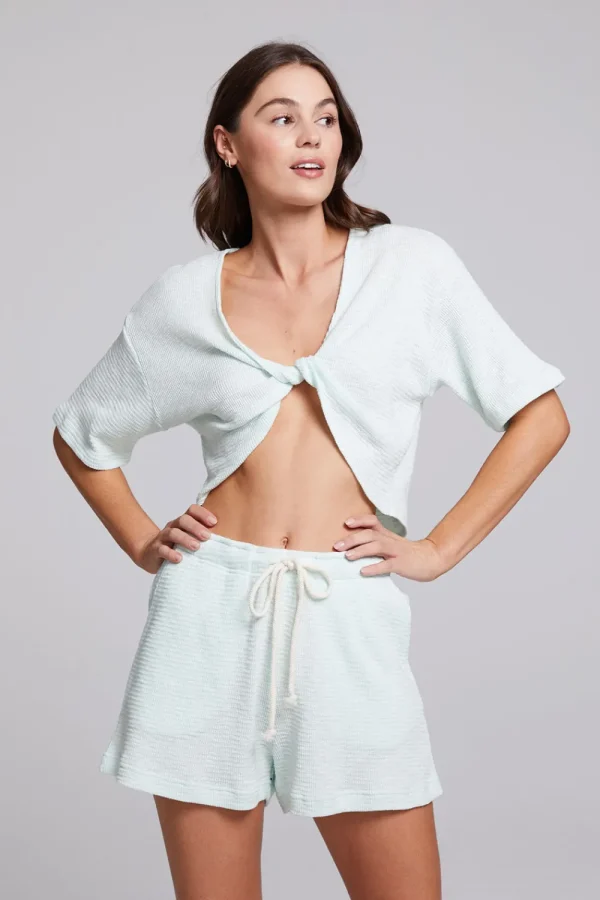 Cheap Serena Aqua Glass Short Women Loungewear | Bottoms