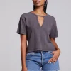 Flash Sale Servino True Black Tee Women Loungewear | Tops
