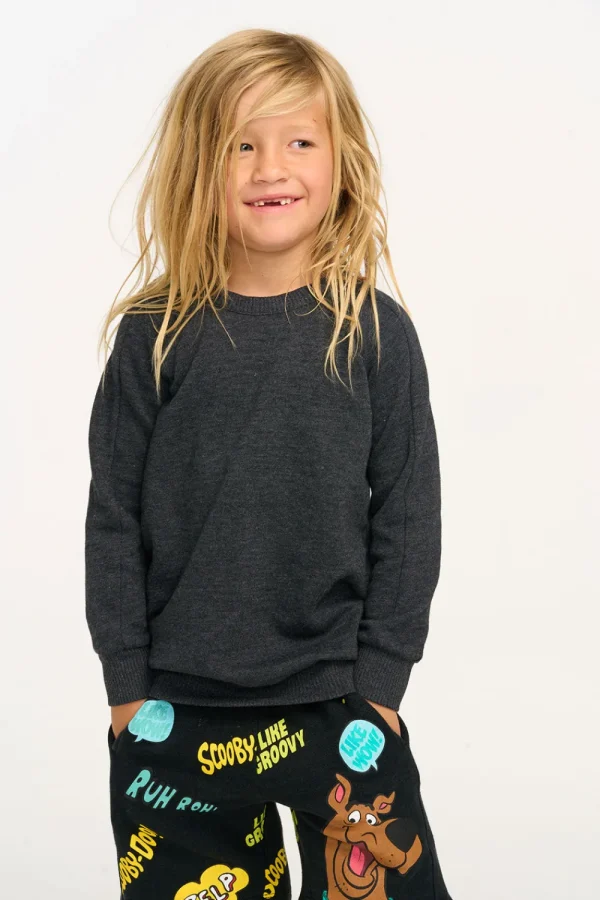 Sale Shadow Black Long Sleeve Pullover Kids/BOY Boys